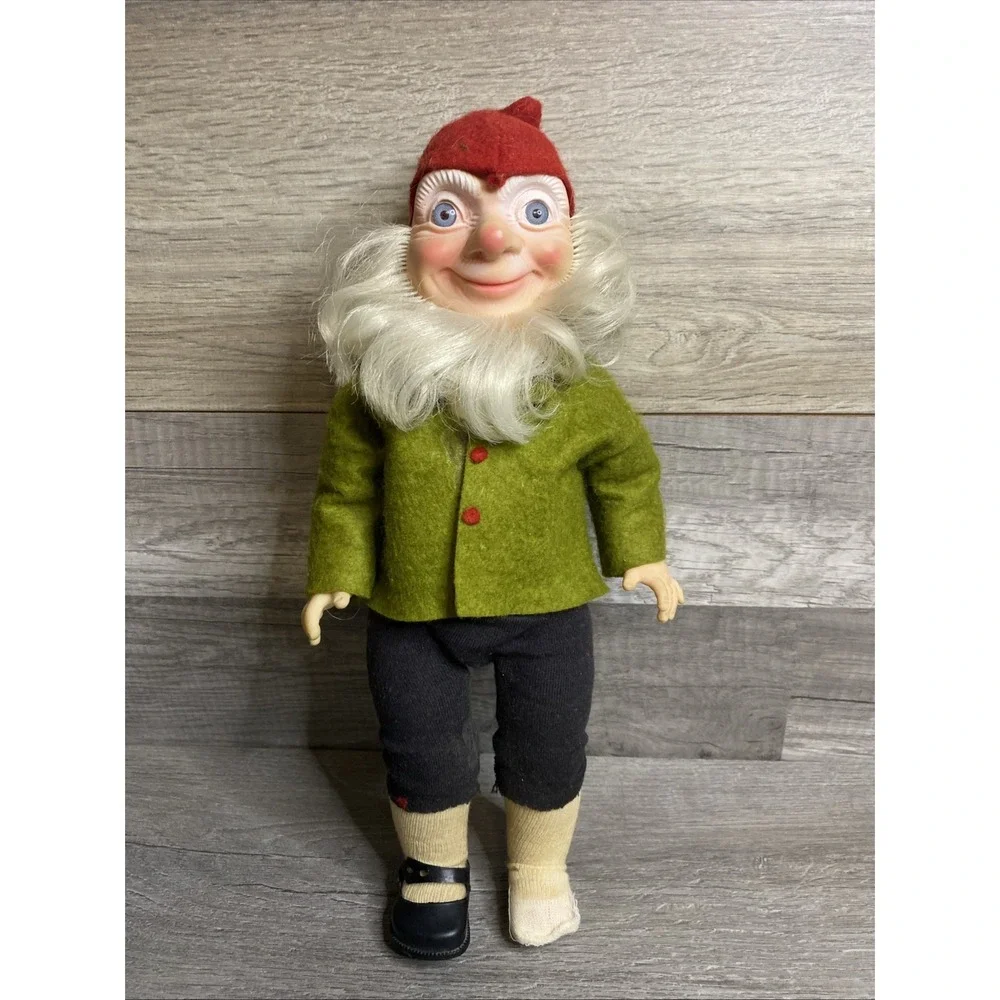 Vtg CROLLY Larry the Lucky Leprechaun Doll Made in Ireland 13